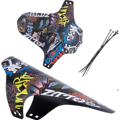 Bicycle Fenders Colorful Front Rear Tire Wheel Fenders Portable Mudguard MTB Mountain Bike Road Cycling Fix Gear Accessories