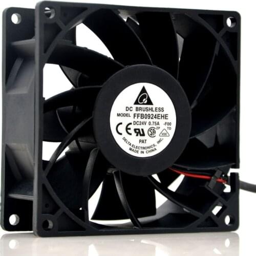 SSEA New Wholesale cooling fan for Delta FFB0924EHE 24V 0.75A 9038 9238 9CM ABB server inverter axial fan
