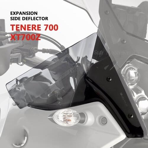 For Yamaha Tenere 700 TENERE700 XTZ XT700Z T700 T7 Windshield Windscreen Plate Side Panels Front Handle Bar Wind Deflector