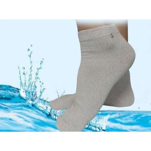 1 Pair New Breathable Long Sock Conductive Electrotherapy Massage Electrode sock Use With Tens Machine for Therapy Massager Tool