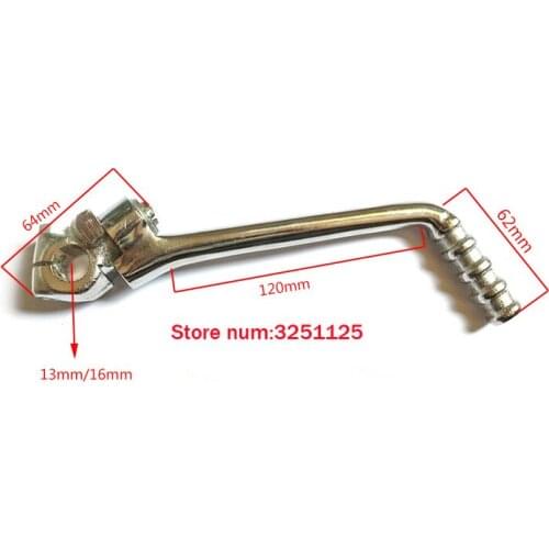 13mm 16mm Hole Kick Start Lever Start Pedal for 50cc 70cc 90cc 110cc 125cc 140cc 150cc 160cc KAYO SSR SDG BSE Dirt Pit Bike