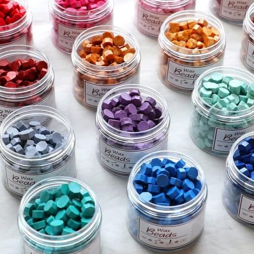 200pcs Vintage Wax Seal Stamp grains Amber mixed color lacquer Sealing wax DIY handmade Envelope Wedding Wax Seal