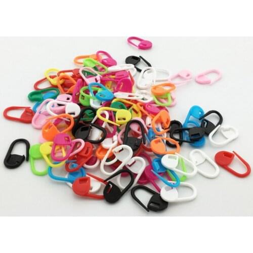 50bag 500pcs/bag Plastic Markers Holder Needle Clip Craft Mix Mini Knitting Crochet Locking Stitch Accessories sport toy