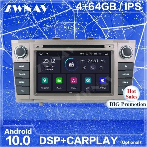 Android Screen GPS For Toyota Avensis 2009 2010 2011 2012 2013 2014 2015 2016 T27 Radio Audio Stereo Multimedia Player Head Unit
