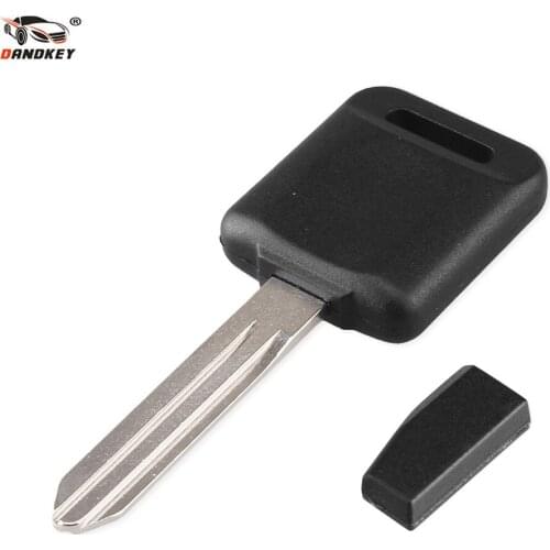 Dandkey Lgnition Chipped Transponder Key Shell For Nissan 350Z Maxima Pathfinder Almera Juke Micra Primera Frontier ID46 Chip