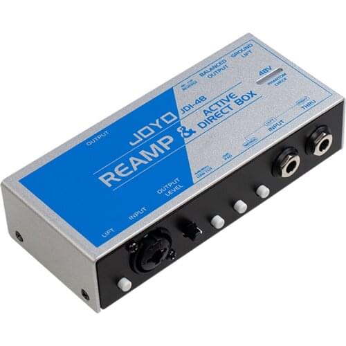 JOYO JDI-48 Stereo Mix Guitar Effect Pedal Preamp DI BOX Signal Switching Recording Live Performance DI Direct Box Multi Effects
