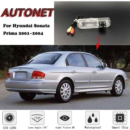 AUTONET Backup Rear View camera For Hyundai Sonata Prima 2001 2002 2003 2004 Night Vision Parking camera license plate camera