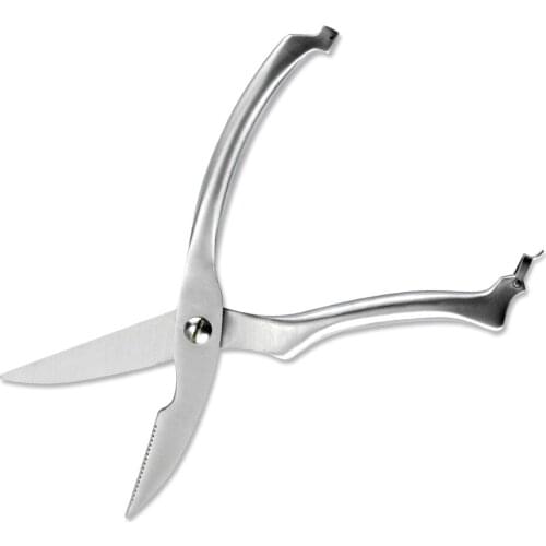 Stainless Steel Kitchen Scissors Poultry Kitchen Chicken Bone Scissor With Safe Lock Cutter Shear Cut Duck Fish Meat Chef Tool