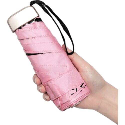 Mini Umbrella Pocket Sun Folding Women Rain Umbrellas Uv Japanese Travel Kids Umbrella for Girl Guarda Chuva Rain Gear SY093