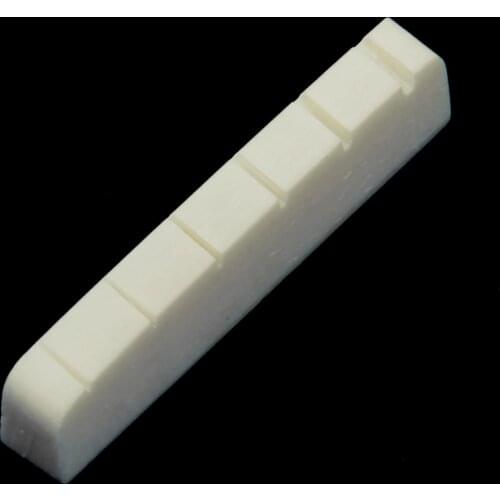 Set of 6 43mm Bridge Natural Bone Nut for Guitars Bass Accessories Kit