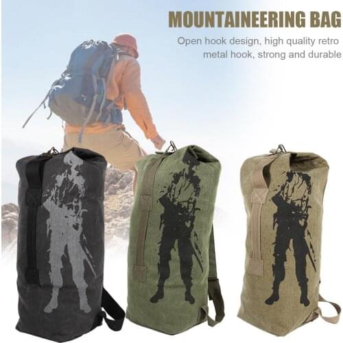 New style Mens Travel Bag Canvas Backpack Sports Bicycle Bag Rucksack for Outdoor Hiking Climbing Bag Travel durable Rucksack
