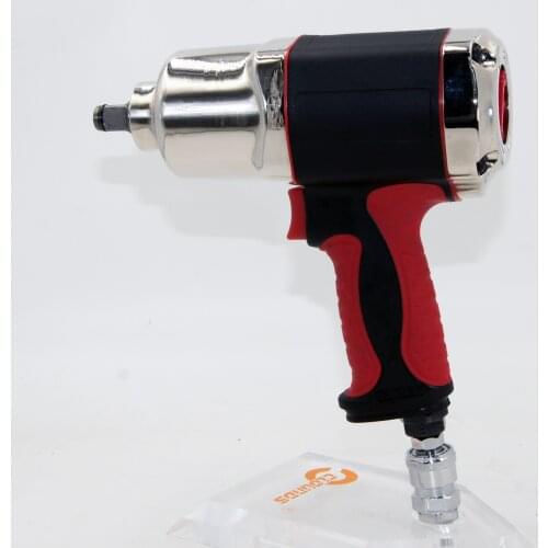 SAT1710 Car Repair 1/2" Air Impact Wrench 18mm 680N/m Twin Hammer Pneumatic Handle ExhaustAir Wrench