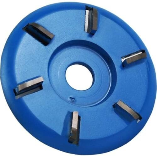 Premium 90mm Diameter 22mm Bore Rotary Planer Curved Blade Power Wood Carving Disc Arc Milling Mill Carpentry Flat Turbo Disc