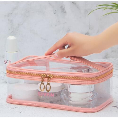 Transparent Cosmetic Bag Multifunctional Waterproof Cosmetic Storage Bag Skin Care Beauty Case Toiletry Bag Wash Bags