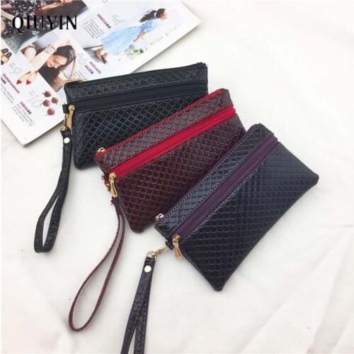 Retro Coin Bag Money Bag Forever Young Designer Wallet Mini Purse Plaid Wallet Famale Purse Card Holderr Portfel Leather Wallet