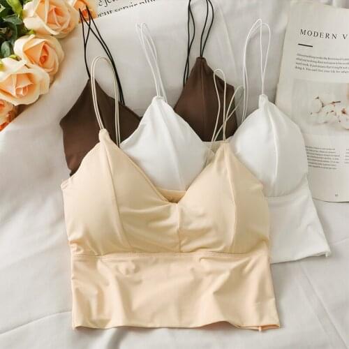 Beautiful Back Wrap Underwear Tube Top Sports Camisole Womens Summer 2021 Outdoor Wear All-match Bra Camisole Top