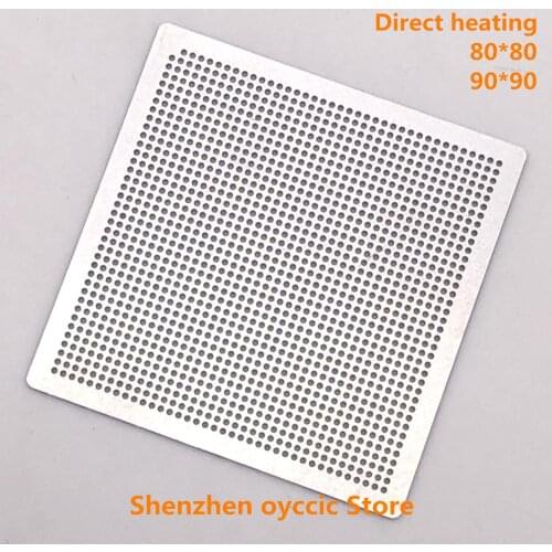 Direct heating 80*80 90*90 X877045-007 X907443-003 X907443-002 X949211-001 X949211-004 0.6MM BGA Stencil Template