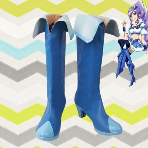 Unisex Anime Cos Aono Miki Cure Berry Cosplay Costumes Boots Shoes Custom Made
