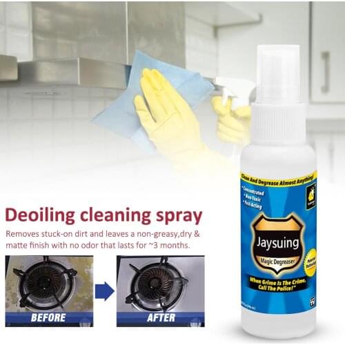 Grease Police Magic Degreaser Cleaner 30ml Spray Household Bathroom Degreaser Dirt Oil Cleaner Kitchen Cleaning Tools