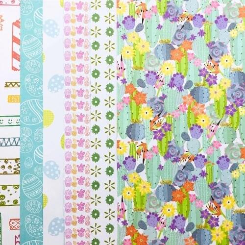SS Creativity 12 Sheets 180gsm Craft Paper Scrapbooking Material Vintage Decor Cardmaking Double Sided Printed Art Cardstock