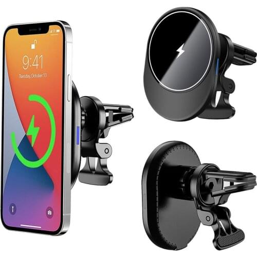 15W Magnetic Wireless Charger Holder Bracket for iPhone 12 12Promax 360 Degree Rotation Holder 15W Wireless Charger