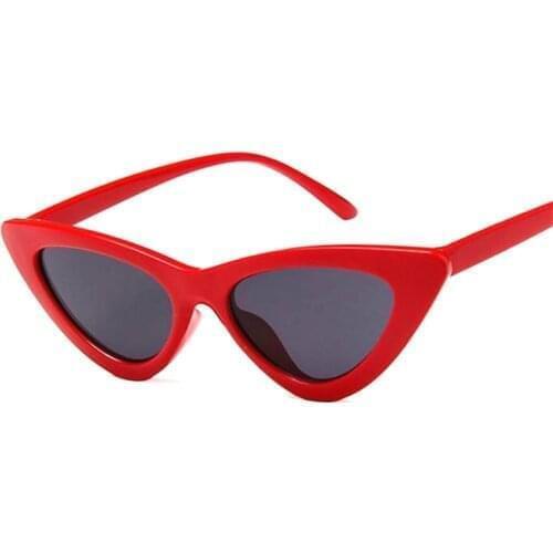 2@#Car Accessories Men Women Retro Triangle Cats Eye Sunglasses Glasses Worn By The Driver On The Road Uv Protection