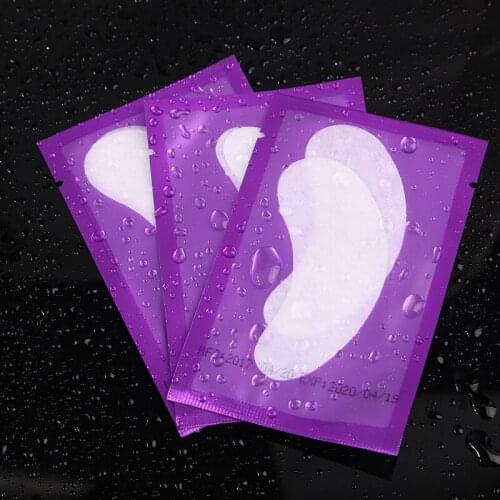 50 Pairs Eyelash Pads Paper Patches Grafting Eyelashes Under Eye Pads For Eyelash Extension Eye Gel Patch Tips Sticker