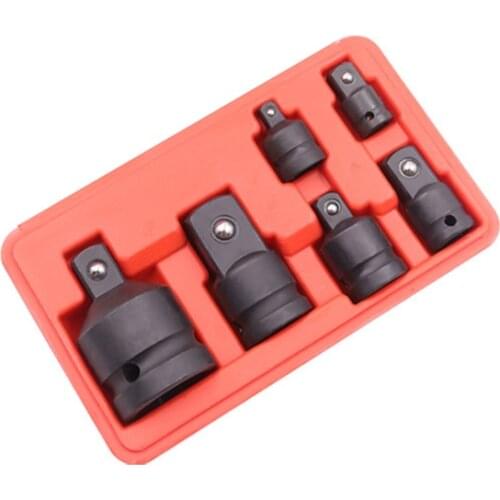 6 pieces of 1-3/4-1/2-3/8-1/4 wrench adapter chrome vanadium steel socket ratchet wrench drive accessories