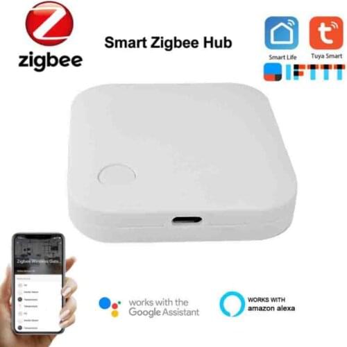 Tuya Zigbee Bridge Smart Home Zigbee Gateway Hub Smart Life APP Wireless Remote Controller Works With Alexa Google Home