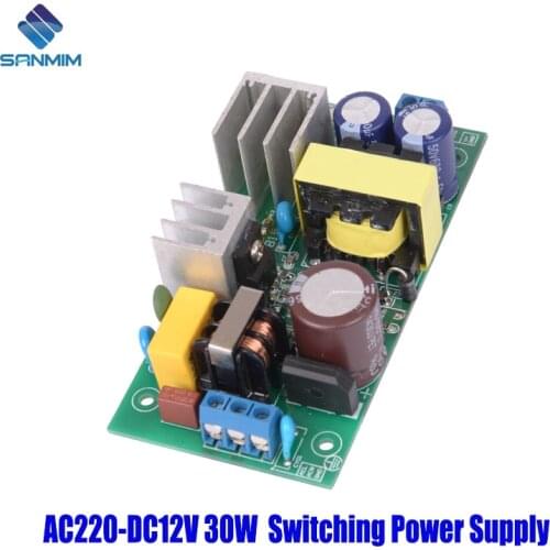 SANMIN AC220V-DC12V 3A 30W Power supply Isolated switch power supply module 220 to 12v bare board GPN30E12V