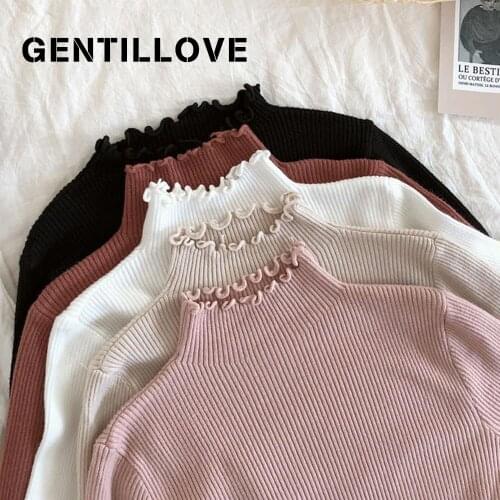 Женские вязаные пуловеры GENTILLOVE China At AliExpress