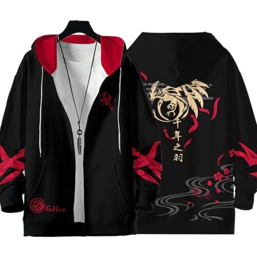 Anime Honkai Impact 3 Yae Sakura Hoodie Coat Women Men Student Autumn Loose Hooded Fashion Casual Sweatshirt Zipper Jacket Tops