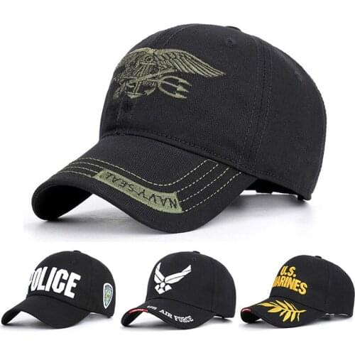 USA Navy Air Force Police Army Baseball Caps Mens Caps and Hats Embroidery Streetwear Trucker Hip Hop Dad Hat Summer Bone CZX32