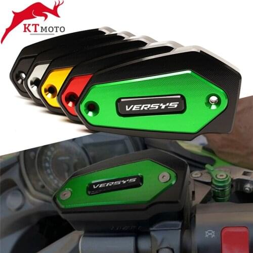 For KAWASAKI VERSYS650 VERSY S650 LT ABS 2015- 2021 Motorcycle CNC High quality Front Brake Fluid Reservoir Cap Cylinder cove