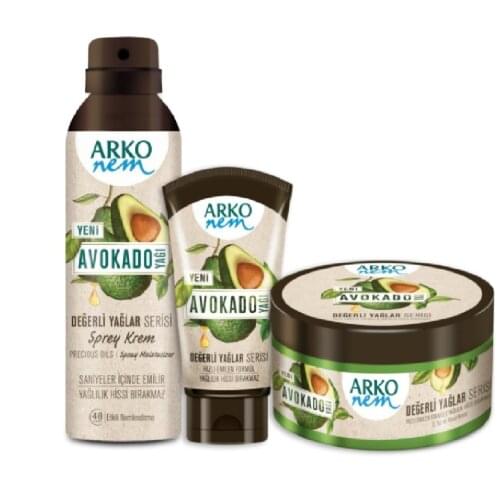 Arko Avocado Oil Skin Care Cream Set