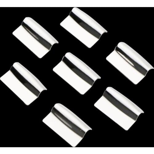 Color My Life 7Pcs Stainless Steel Car Window Switch Trim Windows Switch Sticker For Mitsubishi Outlander ASX Pajero Accessories