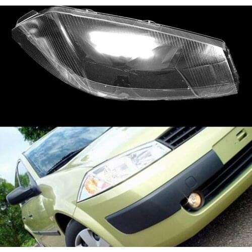 Headlight Lens For Renault Megane 2003 2004 2005 Headlamp Cover Car Replacement Auto Shell