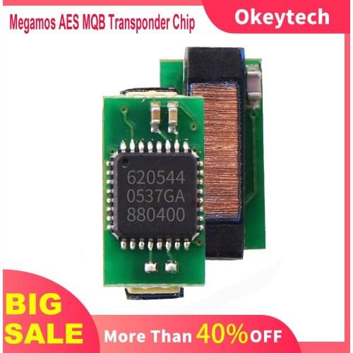 Okeytech High Quality 1PCS Megamos AES MQB Transponder Chip for VW/Audi/Fiat/Jeep 2021 Nestest MQB Chip
