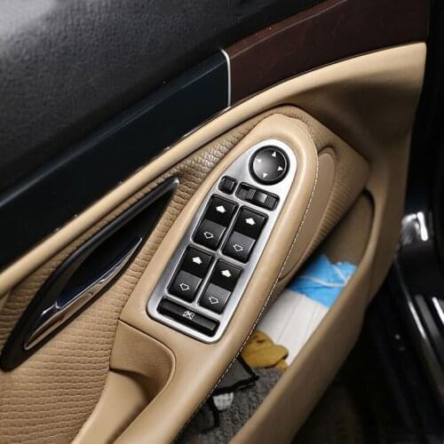 Carbon Style Car Window Lift Control Switch Button Panel Cover Trim For BMW 5 Series E39 1996 1997 1998 1999 2000 2001 2002 2003