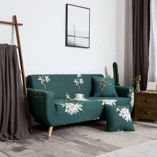 Floral Printing Stretch Elastic sofa cover cotton sofa towel Slip-resistant sofa covers for living room