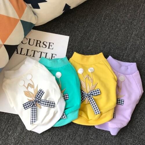 Spring Chihuahua Sweater Pet Dog Clothes for Small Dogs Pets Clothing Puppies French Bulldog Tshirt Pug Costume Yorkshire