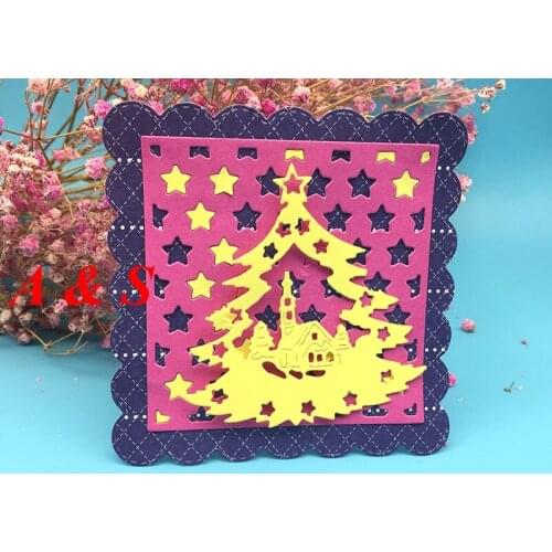 Y414 METAL CUTTING DIES Christmas Tree Scrapbook card invitation paper craft party decor embossing stencil cutter