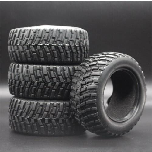 4PCS RC 1:10 Pull Rally Car Off-Road 2.2" Rubber Tires Tyre HSP HPI Tamiya 7007
