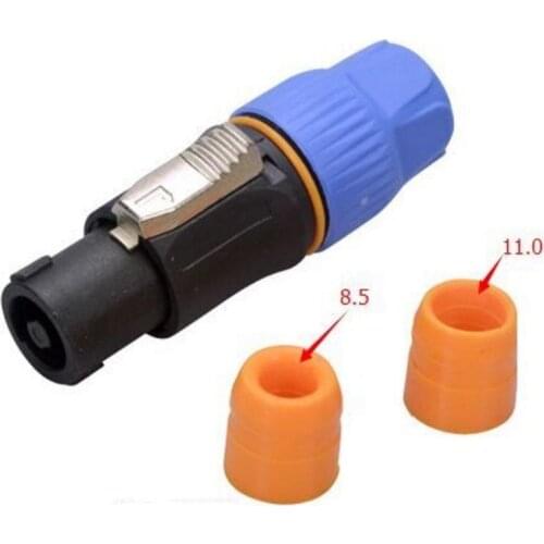 5pcs / lot 100% Waterproof Speaker connectors with blue