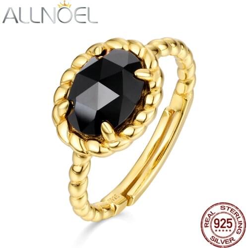 ALLNOEL Rings With Semi-precious Stones