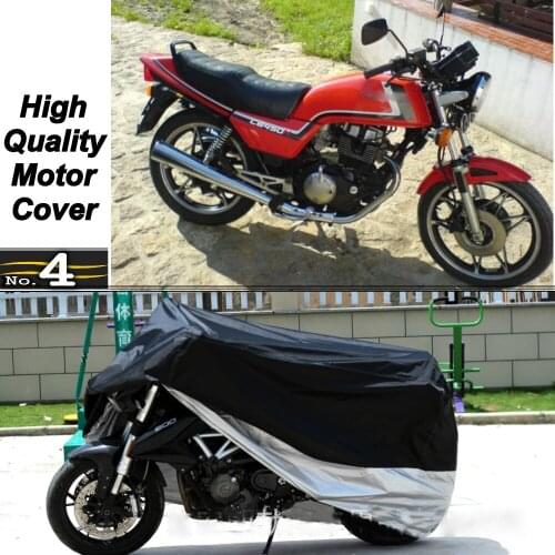 MotorCycle Cover For Honda CB450DX (CB450N PC14) WaterProof UV / Sun / Dust / Rain Protector Cover Made of Polyester Taffeta