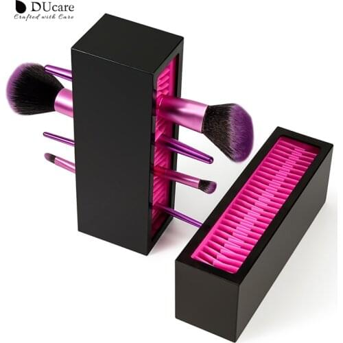 DUcare 1PCS Makeup Brush Storage Holder Organizer Professional Silicone Air Drying for Cosmetics Brushes Storage Solution Brush