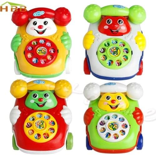 1Pc Baby Toys Music Cartoon Phone Educational Developmental Kids Toy Gift New #330