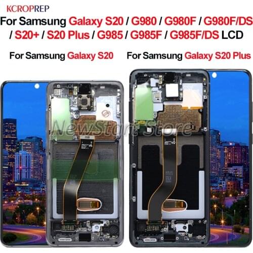 For Samsung S20 G980 G980F G980F/DS LCD For Samsung S20 Plus G985 G985F G985F/DS lcd Display Touch Screen Digitizer Assembly
