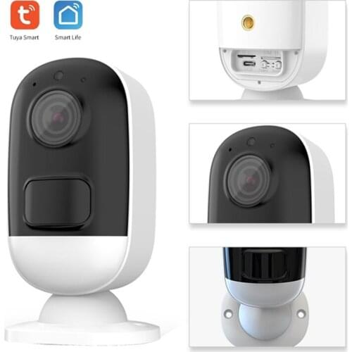 WiFi Security Camera 3MP Indoor Outdoor Security Camera 2 Way Audio Night Vision IP66 Waterproof Wireless Powered Camera